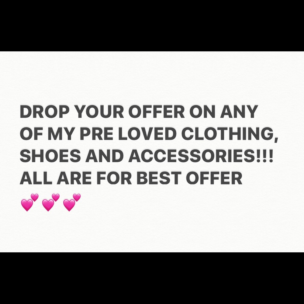 SALE!!! ANY FOR BEST OFFER!